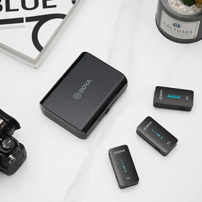Boya BY-XM6 K2 2.4GHz Ultra-compact Wireless Microphone System Kit by  in  - EC MALL