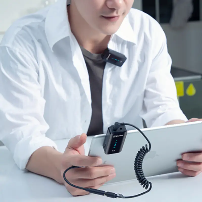 Boya BY-XM6 K2 2.4GHz Ultra-compact Wireless Microphone System Kit by  in  - EC MALL