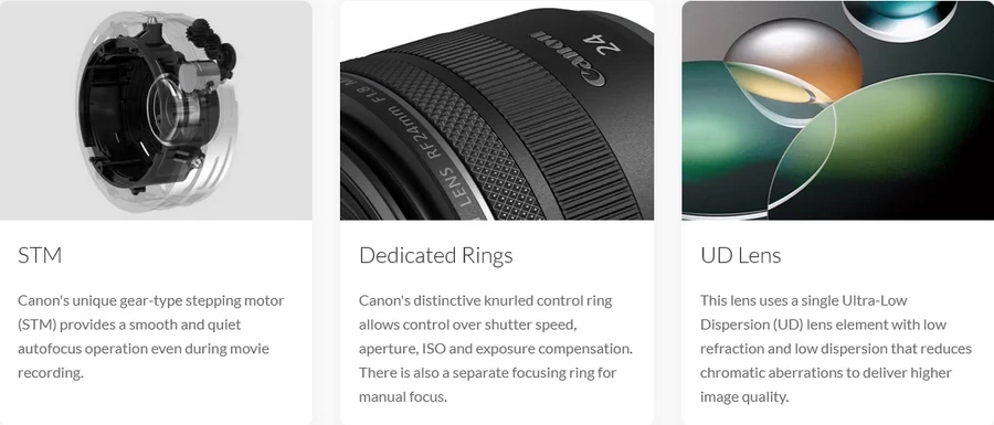 Canon RF 24mm f/1.8 Macro IS STM Lens by in - EC MALL