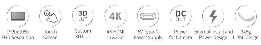 FeelWorld F5 Pro V4 6" Touch Screen DSLR Camera Monitor by  in  - EC MALL