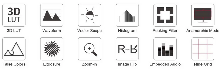FeelWorld F5 Pro V4 6" Touch Screen DSLR Camera Monitor by  in  - EC MALL