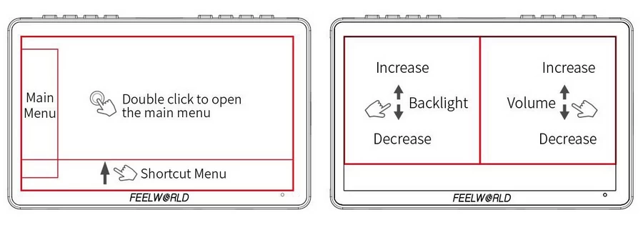 FeelWorld F5 Pro V4 6" Touch Screen DSLR Camera Monitor by  in  - EC MALL