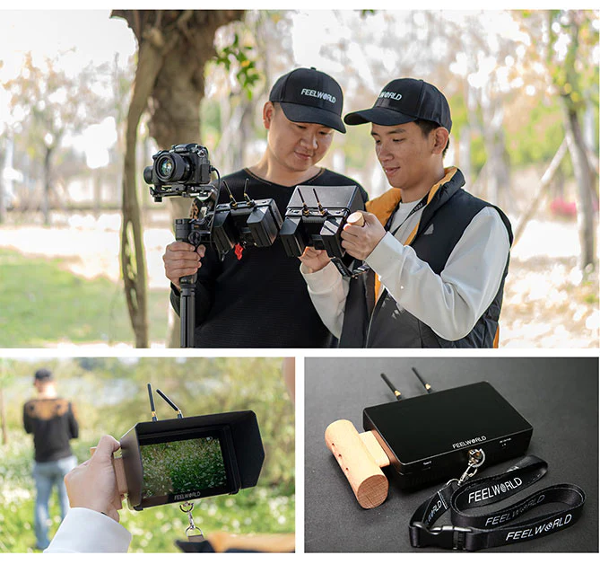 FeelWorld FT6/FR6 5.5" Wriless Video Transmission DSLR Camera Field Touch Monitor 4K HDMI by  in  - EC MALL