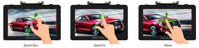 FeelWorld FT6/FR6 5.5" Wriless Video Transmission DSLR Camera Field Touch Monitor 4K HDMI by  in  - EC MALL