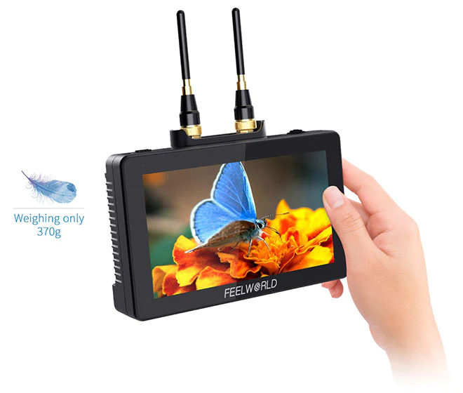 FeelWorld FT6/FR6 5.5" Wriless Video Transmission DSLR Camera Field Touch Monitor 4K HDMI by  in  - EC MALL