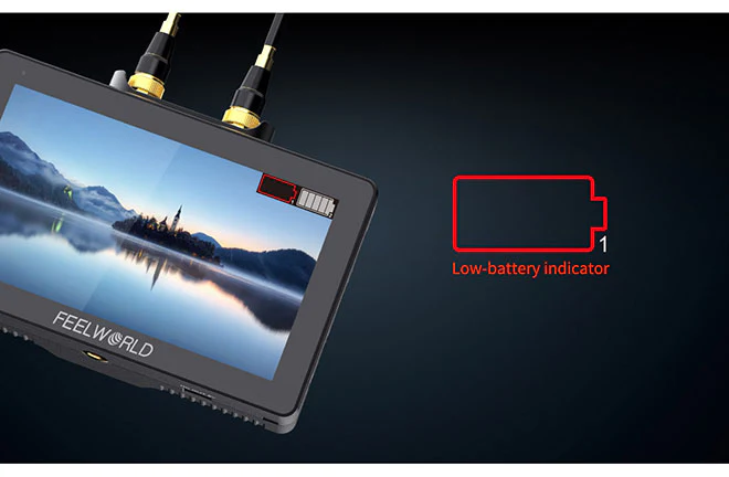 FeelWorld FT6/FR6 5.5" Wriless Video Transmission DSLR Camera Field Touch Monitor 4K HDMI by  in  - EC MALL