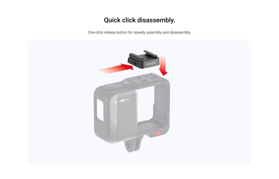 Insta360 ONE RS Accessory Shoe For ONE RS by  in  - EC MALL