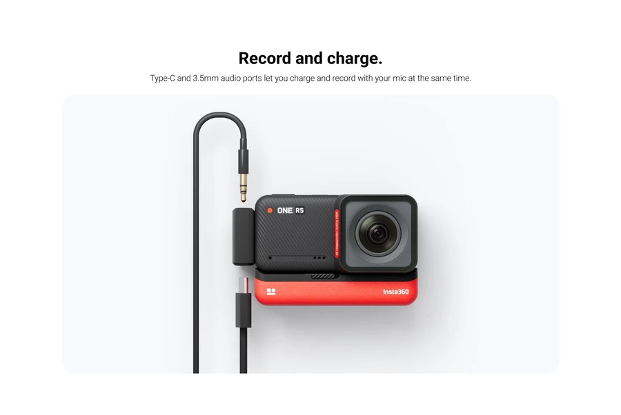 Insta360 ONE RS Mic Adapter (Horizontal Version) by  in  - EC MALL