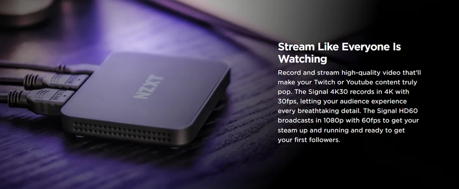 NZXT Signal HD60 External Capture Card by in - EC MALL