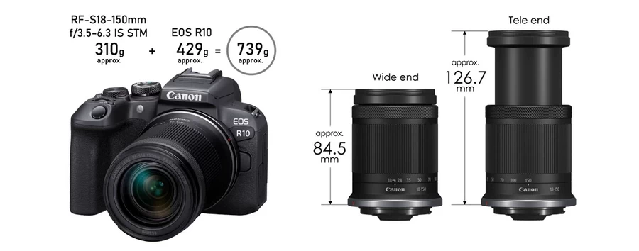 Canon RF-S 18-150mm f/3.5-6.3 IS STM Lens by  in  - EC MALL