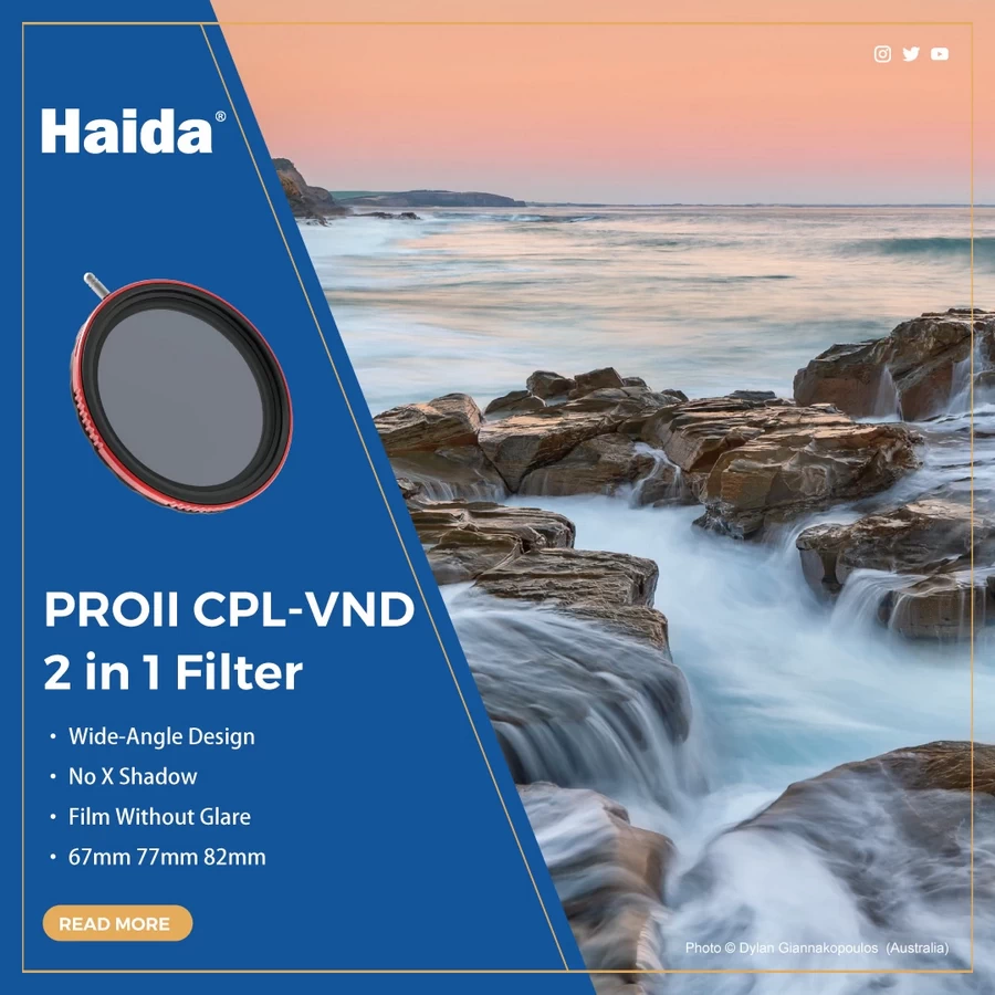 Haida PROII CPL-VND 2in1 (3-7 Stops) Filter by in - EC MALL
