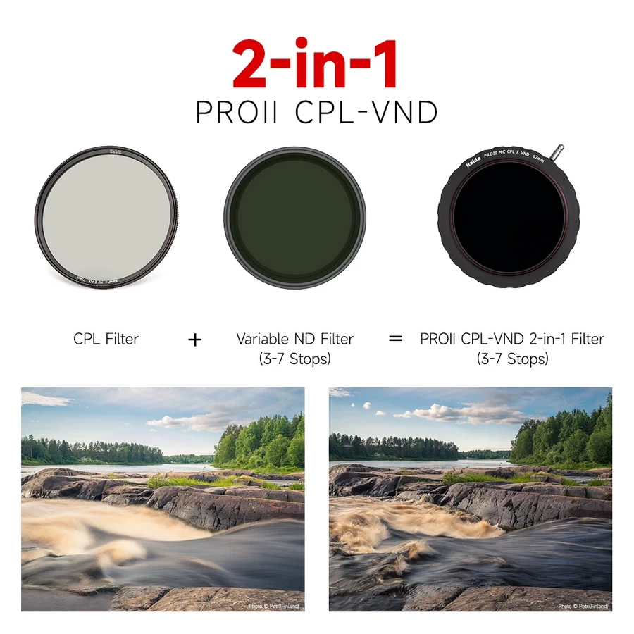Haida PROII CPL-VND 2in1 (3-7 Stops) Filter by in - EC MALL