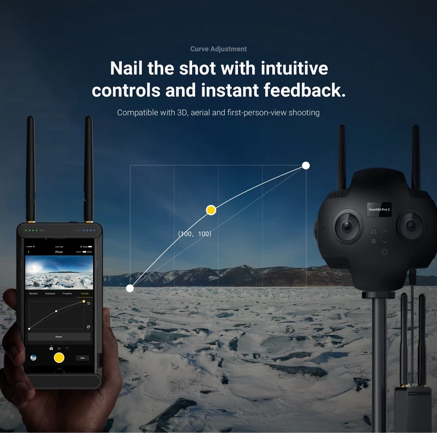 Insta360 PRO 2 &amp; Farsight Professional 360 8K 3D Camera (Standard) by  in  - EC MALL