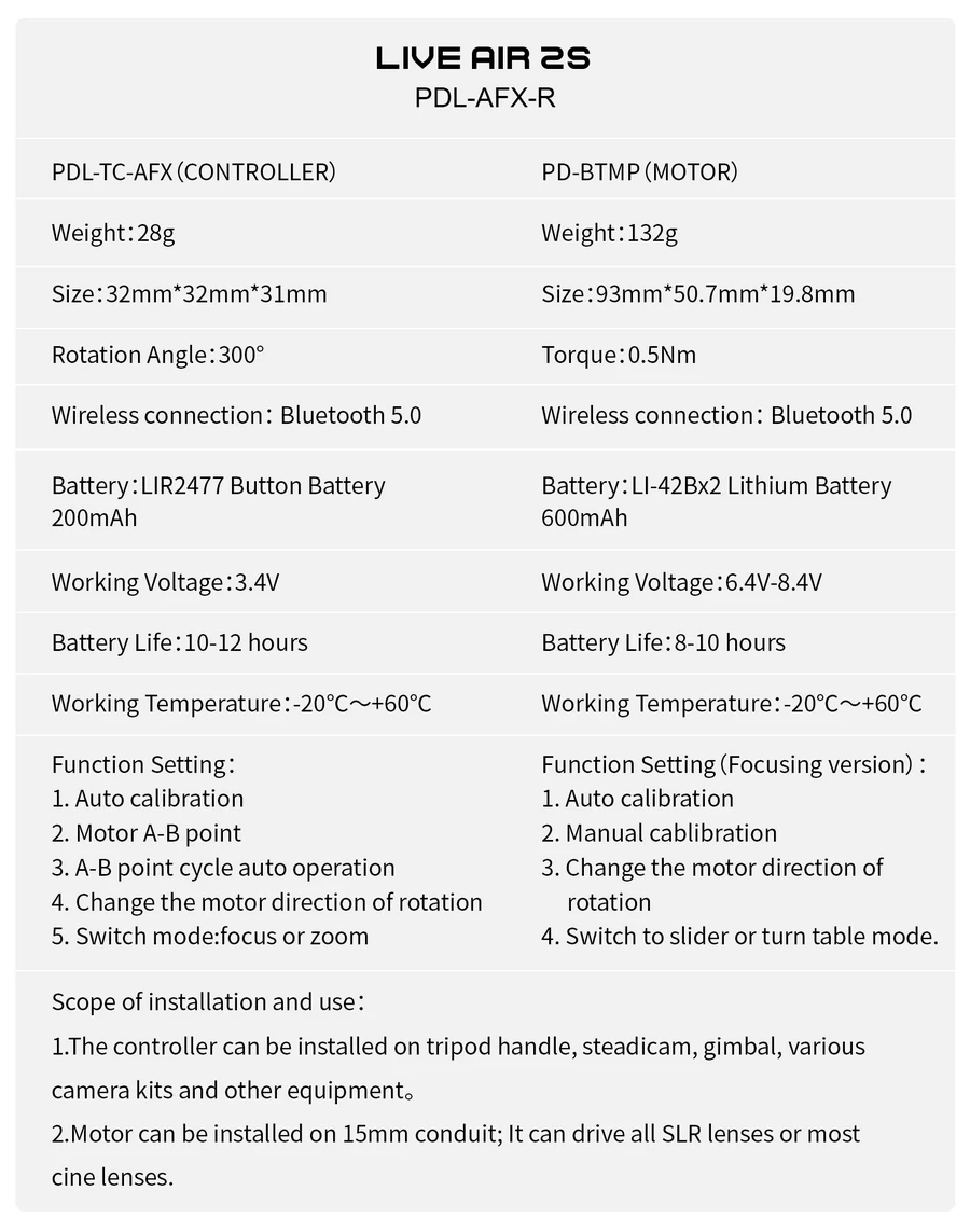 PDMOVIE Live Air 2S (PDL-AFX-R) by  in  - EC MALL