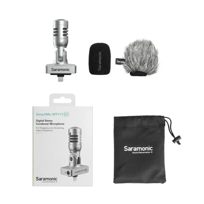 Saramonic SmartMic MTV11 Di Digital Stereo Condenser Microphone by  in  - EC MALL