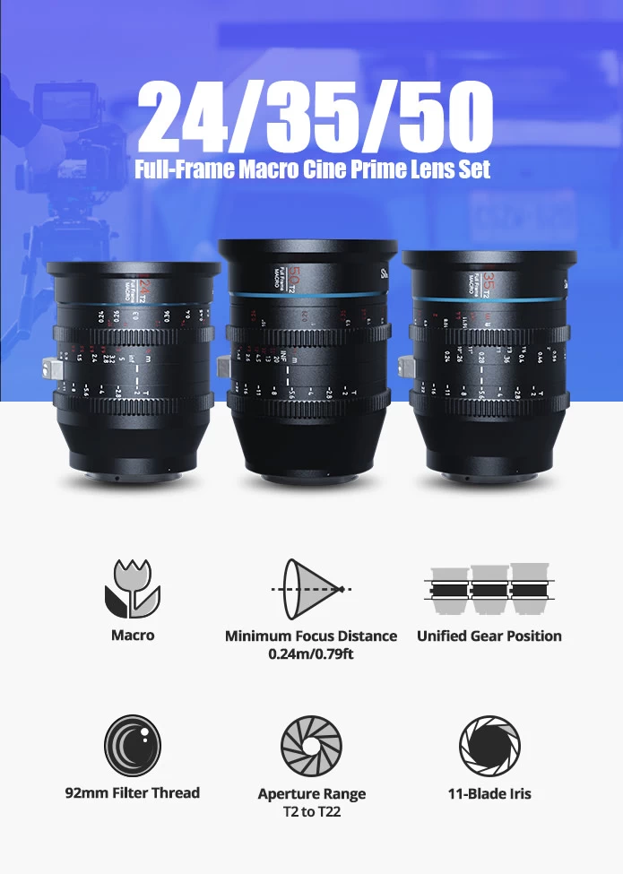 Sirui Jupiter 50mm T2 Full-Frame Macro Cine Lens by  in  - EC MALL