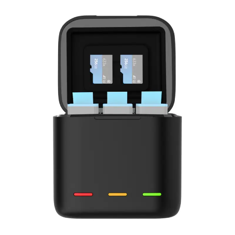 Telesin 3 Channel Charger Box For Gopro 9/10 by  in  - EC MALL