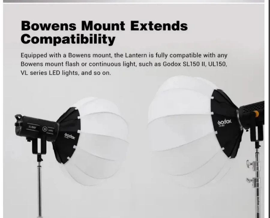 Godox CS-85D Collapsible Lantern Softbox 85CM by  in  - EC MALL