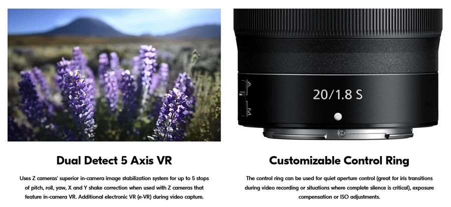 Nikon NIKKOR Z 20mm f/1.8 S Lens by  in  - EC MALL