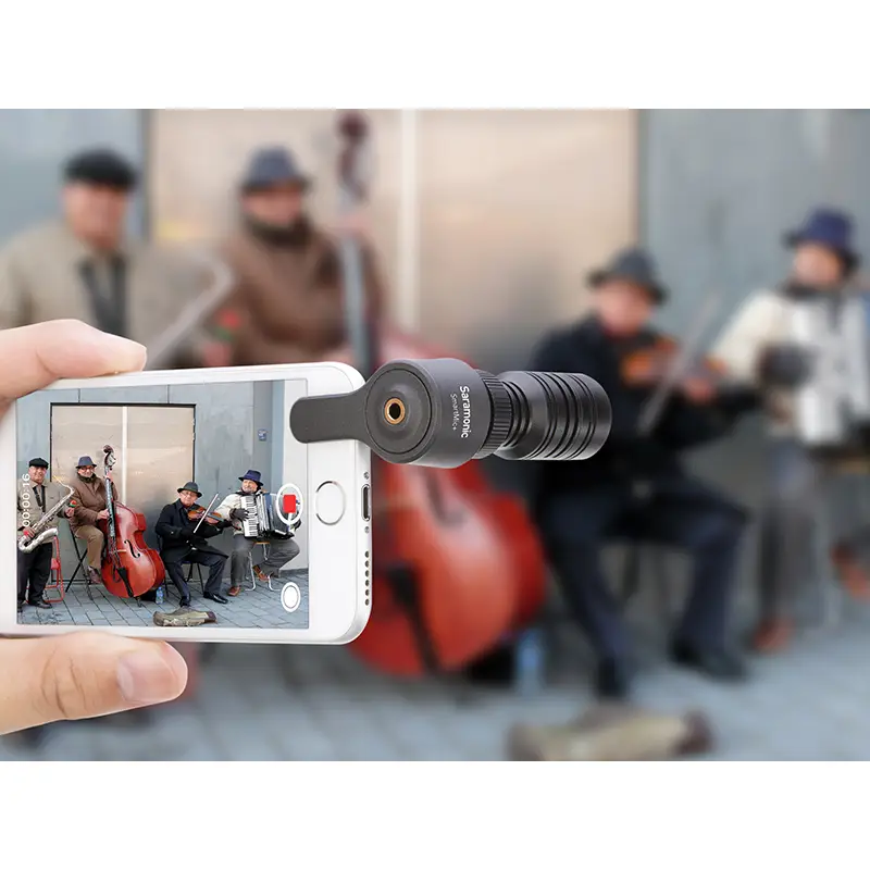 Saramonic SmartMic+ Compact TRRS 3.5 Directional Microphone for Smartphones by  in  - EC MALL