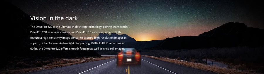 Transcend DrivePro 620 Dual Camera Dashcam by  in  - EC MALL