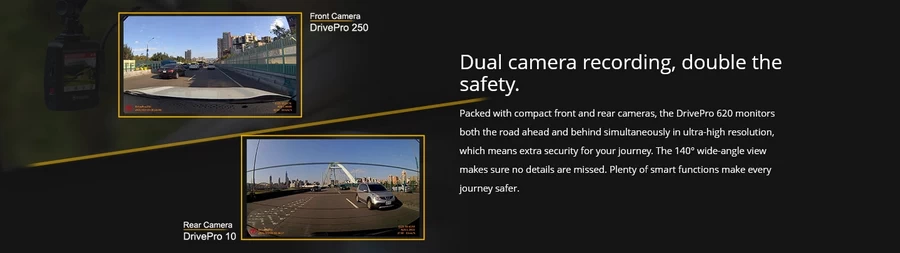 Transcend DrivePro 620 Dual Camera Dashcam by  in  - EC MALL