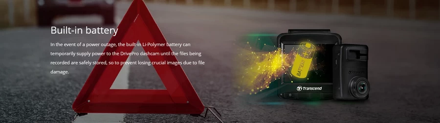 Transcend DrivePro 620 Dual Camera Dashcam by  in  - EC MALL