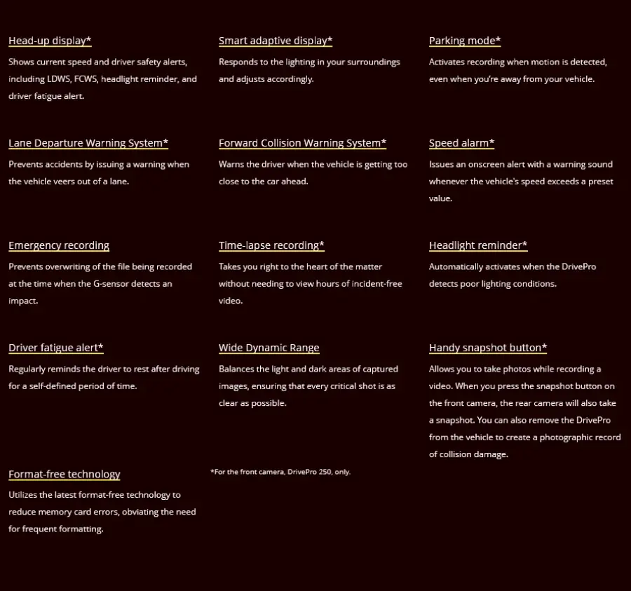 Transcend DrivePro 620 Dual Camera Dashcam by  in  - EC MALL