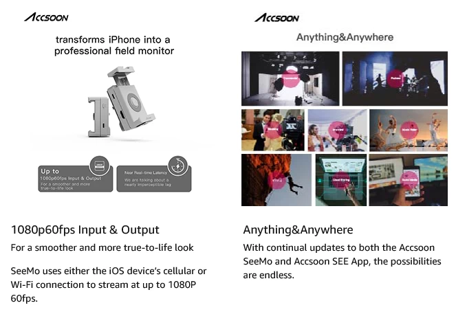 Accsoon SeeMo HDMI To iOS Video Capture Adapter by  in  - EC MALL