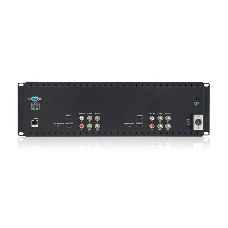 FeelWorld D71 Dual 7" 3 RU Rackmount 3G-SDI/HDMI LCD Monitor by  in  - EC MALL