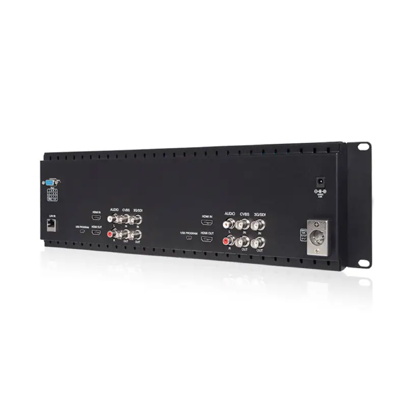 FeelWorld D71 Dual 7" 3 RU Rackmount 3G-SDI/HDMI LCD Monitor by  in  - EC MALL