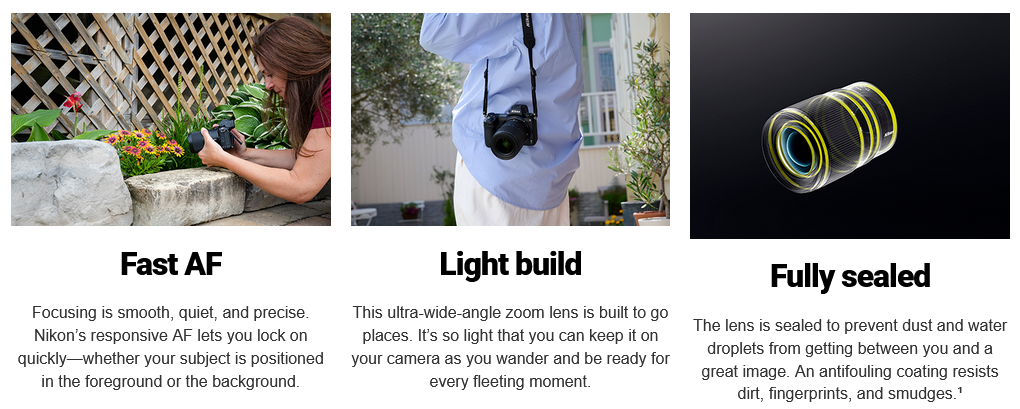 Nikon NIKKOR Z 17-28mm f/2.8 Lens by  in  - EC MALL