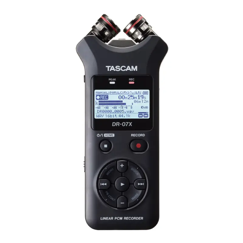 Tascam DR-07X Stereo Handheld Digital Audio Recorder and USB Audio Interface by  in  - EC MALL