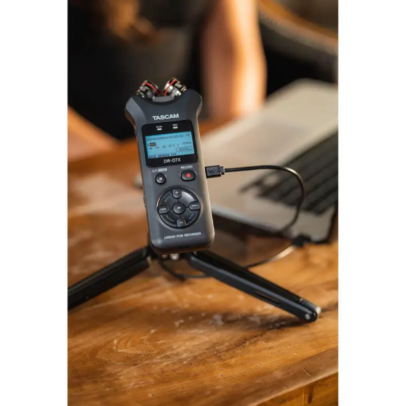 Tascam DR-07X Stereo Handheld Digital Audio Recorder and USB Audio Interface by  in  - EC MALL