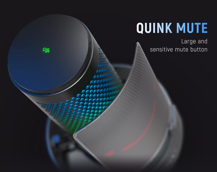 FIFINE A9 Podcast RGB Microphone Mic Studio Usb Condenser by  in  - EC MALL