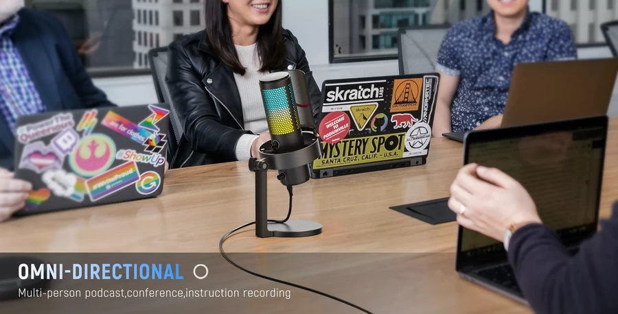 FIFINE A9 Podcast RGB Microphone Mic Studio Usb Condenser by  in  - EC MALL