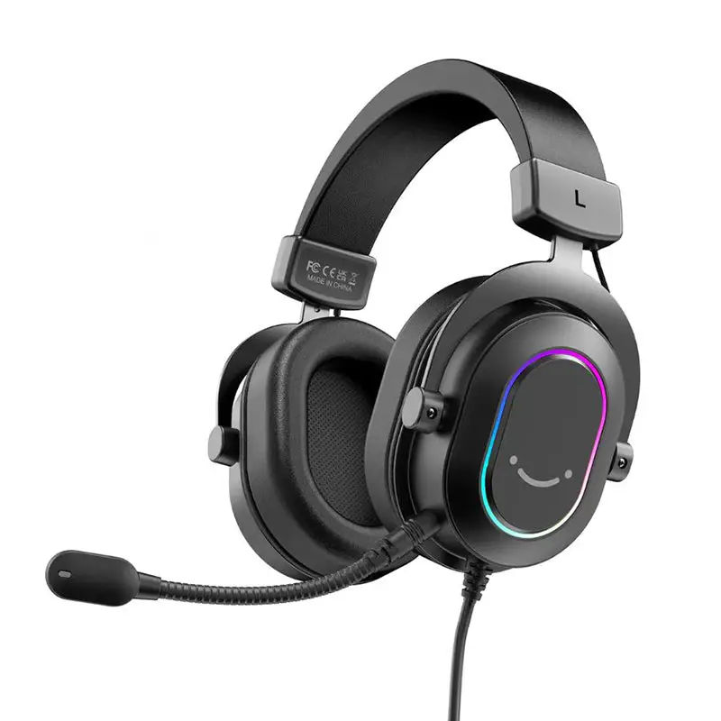 FIFINE H6 USB Headset with 24-Bit, 7.1 Surround Sound, EQ Modes, RGB, Volume &amp; Mute Control, Detechable Mic by  in  - EC MALL