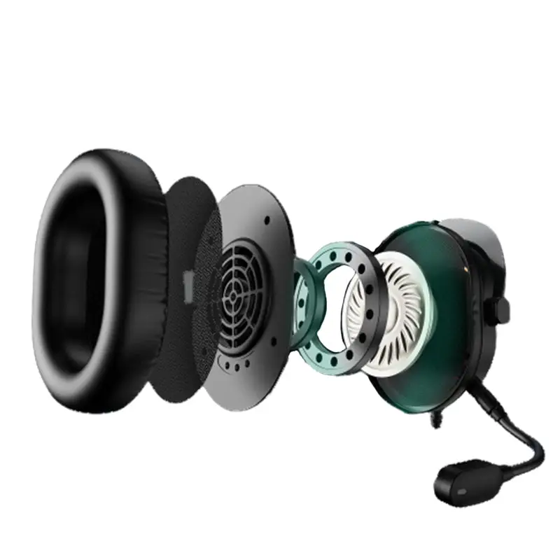 FIFINE H6 USB Headset with 24-Bit, 7.1 Surround Sound, EQ Modes, RGB, Volume & Mute Control, Detechable Mic by in - EC MALL