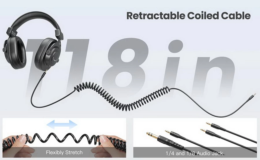 FIFINE H8 3.5mm Headphone with 50mm Dynamic Driver For Gaming, Listening to Music, Monitoring Recording by  in  - EC MALL