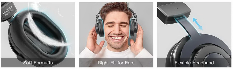 FIFINE H8 3.5mm Headphone with 50mm Dynamic Driver For Gaming, Listening to Music, Monitoring Recording by  in  - EC MALL