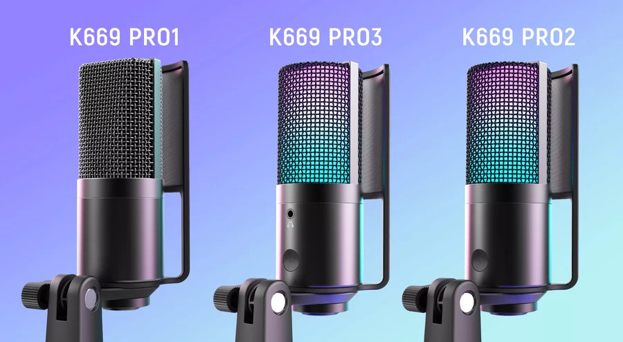 FIFINE K669 Pro3 USB Condenser RGB Desktop Microphone by  in  - EC MALL