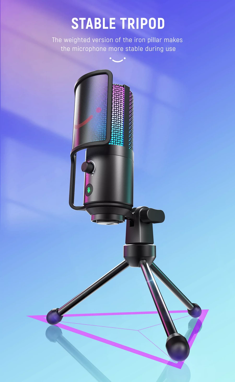 FIFINE K669 Pro3 USB Condenser RGB Desktop Microphone by  in  - EC MALL