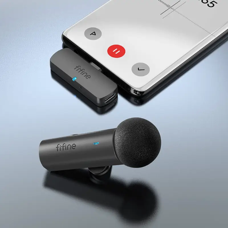 FIFINE M6 Wireless Lavalier Microphone by  in  - EC MALL