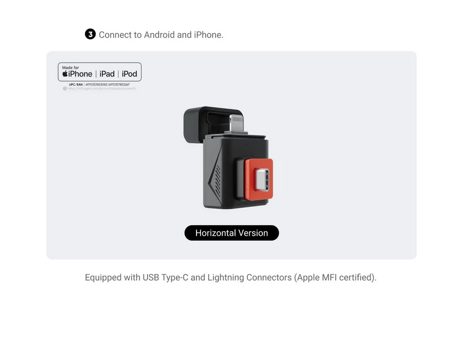 Insta360 Quick Reader (Horizontal Version) for One RS / One R by  in  - EC MALL