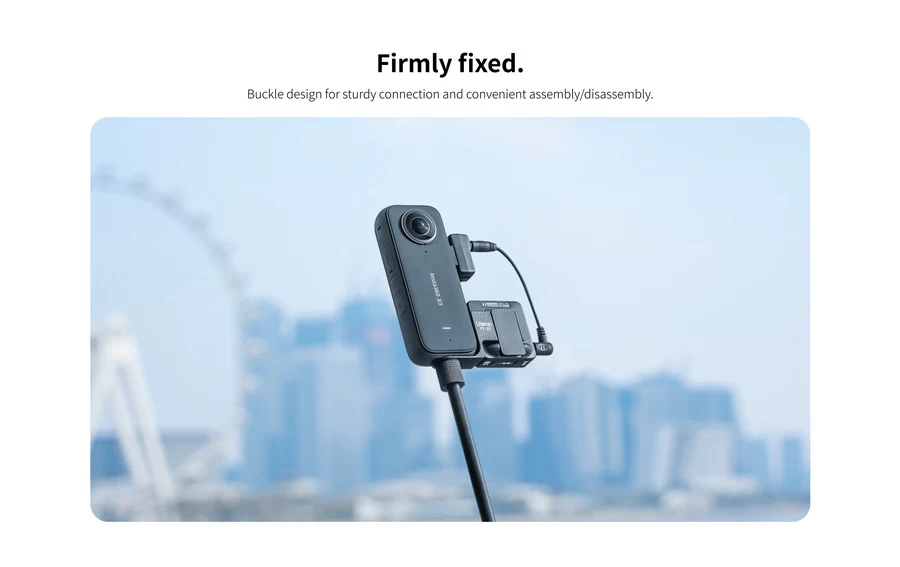 Insta360 X3 Mic Adapter อะแดปเตอร์ไมโครโฟนภายนอกสำหรับ Insta360 X3 by  in  - EC MALL