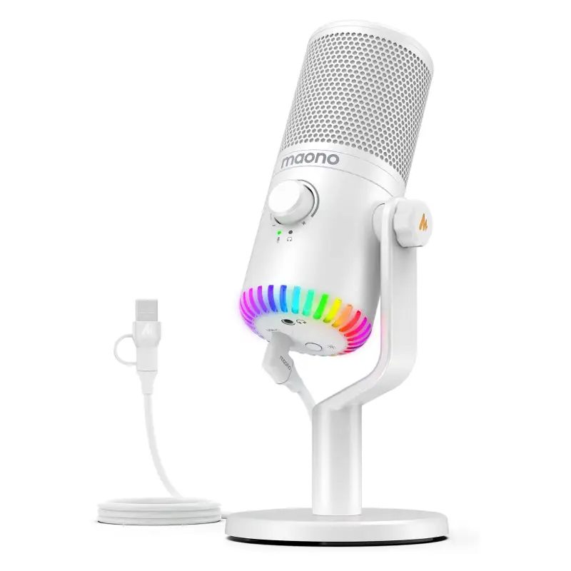 Maono DM30 RGB Programmable USB Condenser Microphone by  in  - EC MALL