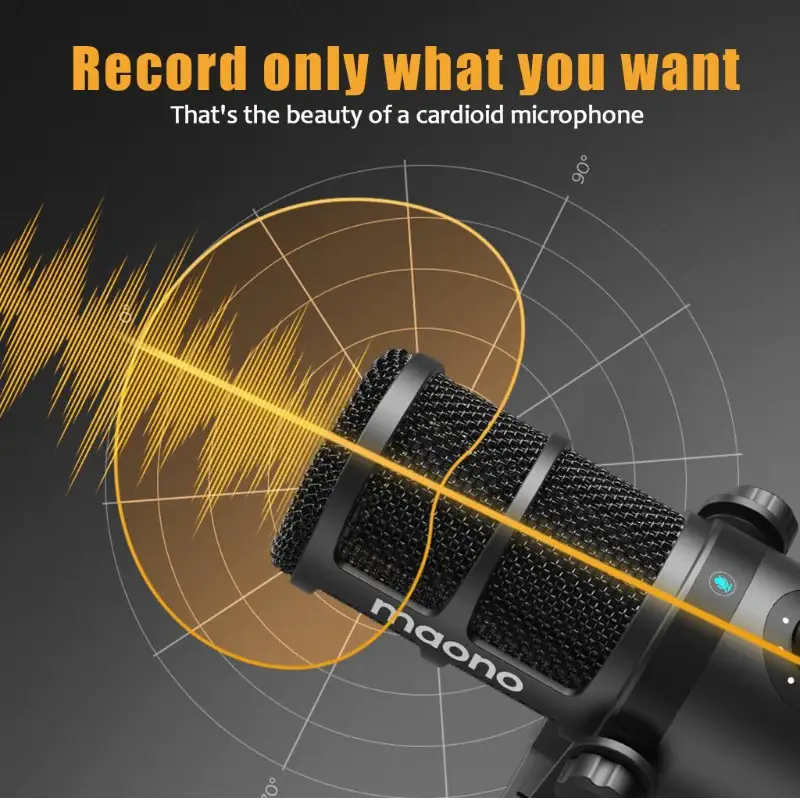 Maono PD400X Professional Dynamic Podcasting Microphone by  in  - EC MALL