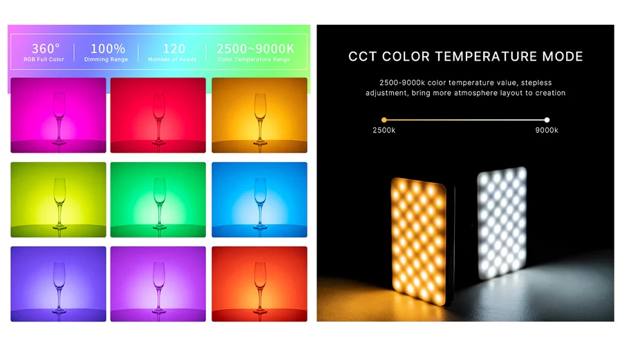 Ulanzi VIJIM VL120 RGB LED Video Light by  in  - EC MALL