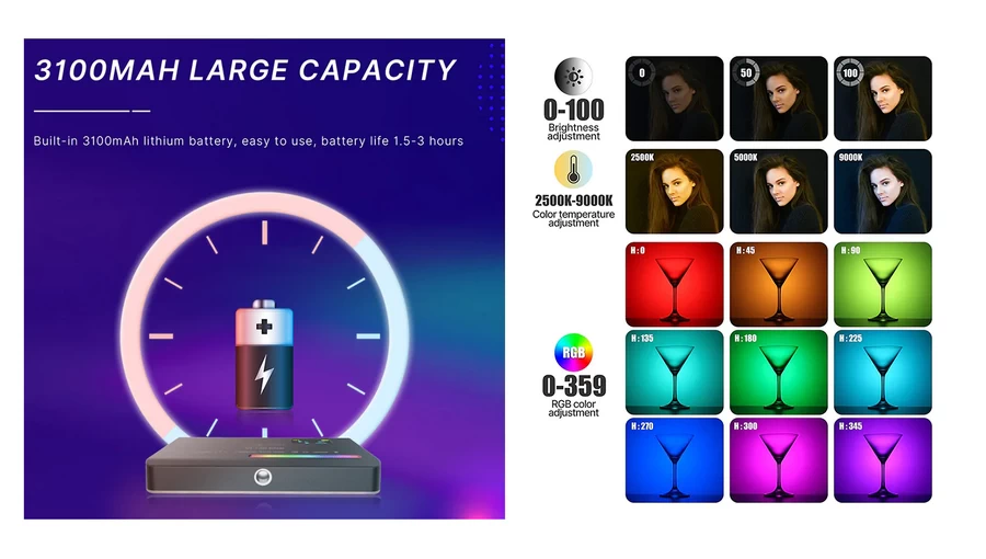 Ulanzi VIJIM VL120 RGB LED Video Light by  in  - EC MALL