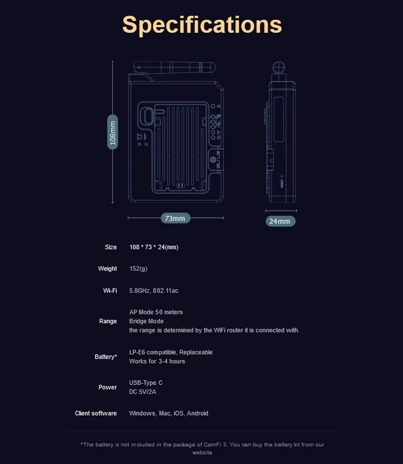 CamFi 3 Plus Remote Camera Controller by  in  - EC MALL